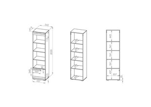 Riiul Blanco 04​​ hind ja info | Riiulid | kaup24.ee