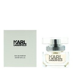 <p>Позвольте <strong>100% оригинальным Женская парфюмерия Lagerfeld (25 ml) EDP</strong> удивить вас и создайте женственный образ, используя эти эксклюзивные <strong>женские духи </strong>с уникальным, индивидуальным ароматом. Откройте для себя <strong>100% оригинальные продукты Lagerfeld</strong>!</p><br /><ul><li>Мощность: 25 ml</li><li>Тип: <ul><li>EDP (Eau de Parfum)</li><li>edp</li></ul></li><li>Название аромата: Karl Lagerfeld</li></ul> цена и информация | Женские духи | kaup24.ee