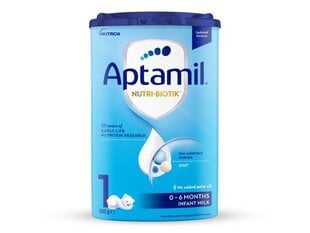Imikute piimasegu Aptamil 1, 0+ elukuud, 800 g hind ja info | Eriotstarbelised piimasegud | kaup24.ee