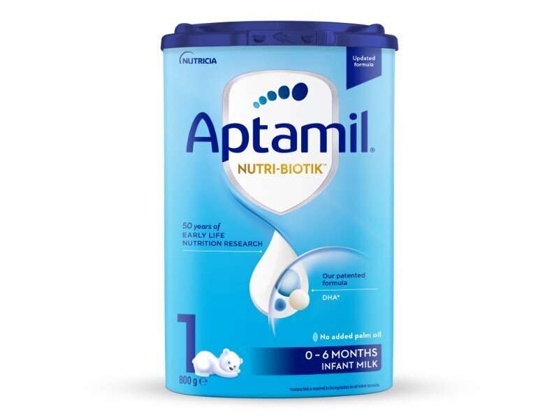 Imikute piimasegu Aptamil 1, 0+ elukuud, 800 g цена и информация | Eriotstarbelised piimasegud | kaup24.ee