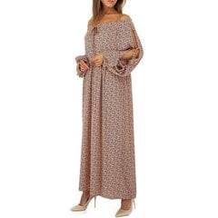 Naiste pikk kleit, pruun L 891228408 hind ja info | Kleidid | kaup24.ee