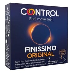 Kondoomid Finissimo Control Original (3 uds) hind ja info | Kondoomid | kaup24.ee