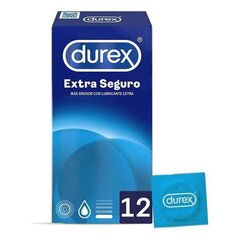 Презервативы Durex Extra Seguro, Ø 5,6 см (12 шт.) цена и информация | Презервативы | kaup24.ee