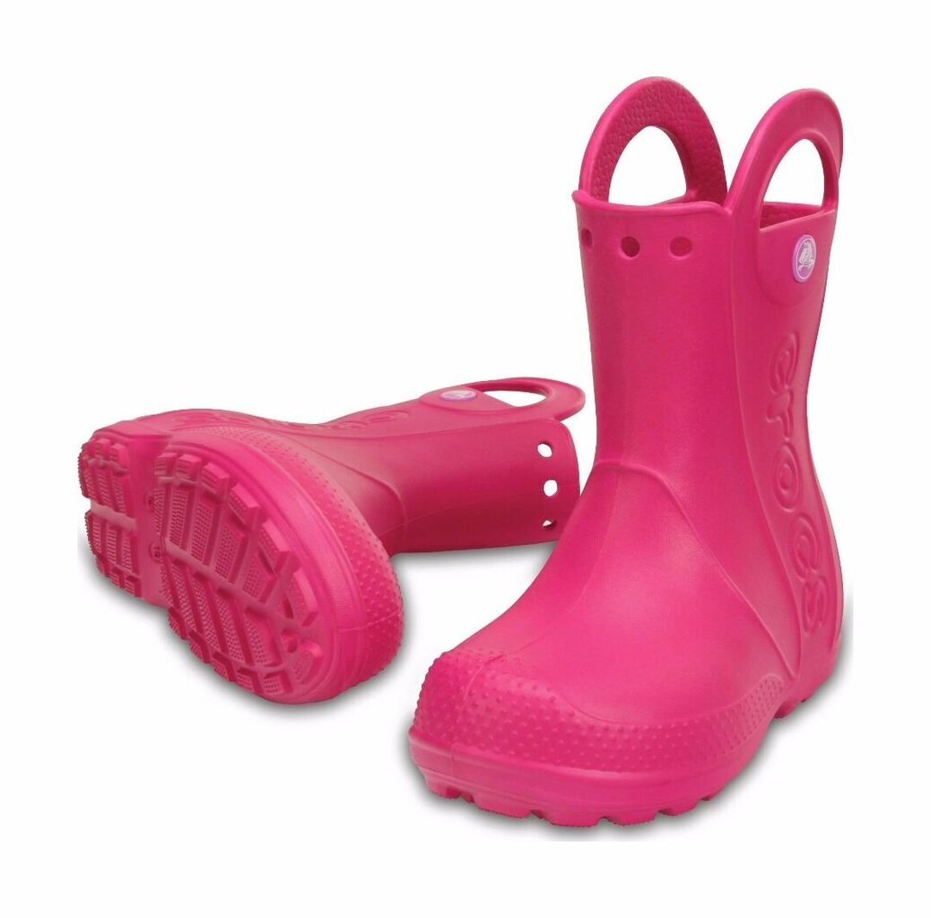 Crocs™ laste kummikud Kids' Handle It Rain Boot, roosa 23 890994601 hind ja info | Laste kummikud | kaup24.ee