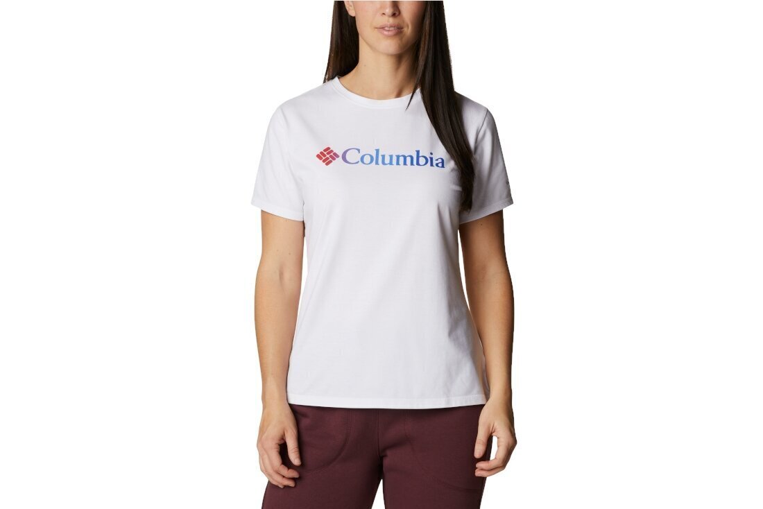 Naiste T-särk Columbia Sun Trek W Graphic Tee 1931753101, valge hind ja info | Naiste T-särgid, topid | kaup24.ee