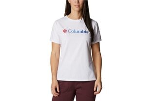 Naiste T-särk Columbia Sun Trek W Graphic Tee 1931753101, valge hind ja info | Naiste T-särgid | kaup24.ee