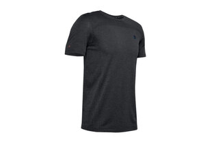 Мужская футболка Under Armor Rush Seamless Fitted SS Tee M 1351448001, черная цена и информация | Мужские футболки | kaup24.ee