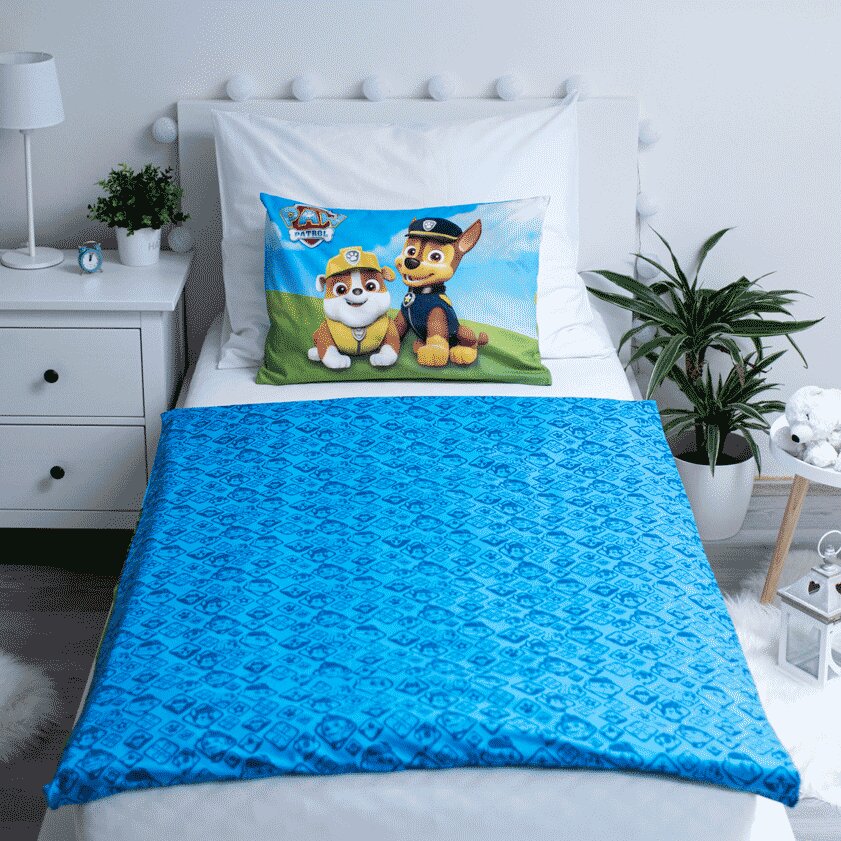 Beebi voodipesukomplekt Paw Patrol PP121 Baby, 100 x 135 cm + padjapüür 40 x 60 cm цена и информация | Voodipesu | kaup24.ee