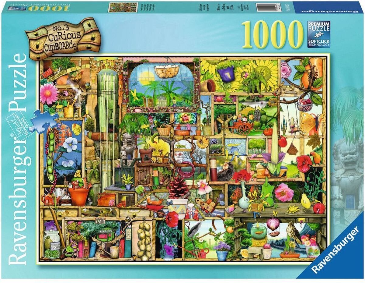 Aed raamaturiiul | 1000el puzzle. | Ravensburger hind ja info | Pusled | kaup24.ee