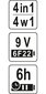 Multifunktsionaalne detektor 4 in 1, Yato (YT-73138) hind ja info | Käsitööriistad | kaup24.ee