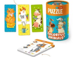 Игра-головоломка Красочные животные, DODO, 40 д., 200100 цена и информация | Пазлы | kaup24.ee