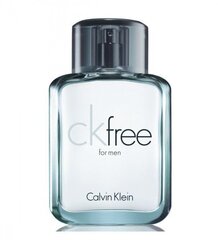 Tualettvesi Calvin Klein Free EDT meestele 50 ml цена и информация | Мужские духи | kaup24.ee