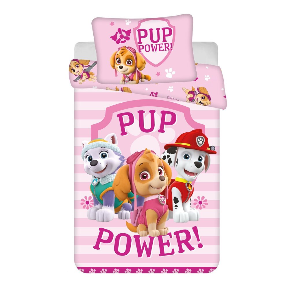 Voodipesukomplekt Paw Patrol, 2-osaline hind ja info | Beebide ja laste voodipesu | kaup24.ee