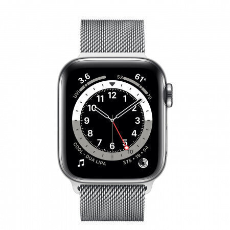 Nutikell Apple Watch Series 6 (40mm) GPS + LTE : Silver/Milanese Loop hind ja info | Nutikellad (smartwatch) | kaup24.ee