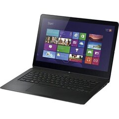 Ноутбук/Планшет Sony Vaio 2 in 1 SVF13N13CXB i5-4200U 14.0 FHD TouchScreen 8GB RAM 128GB SSD WebCam Win10 Home цена и информация | Ноутбуки | kaup24.ee
