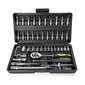 46-osaline tööriistakomplekt 1/4", WMC TOOLS, 2462-5 цена и информация | Käsitööriistad | kaup24.ee