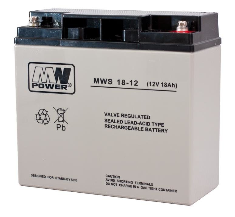 MWpower aku MWS 12V 18Ah M5 (T13) AGM цена и информация | Patareid | kaup24.ee