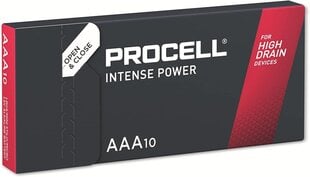 Duracell элемент Procell Intense LR03 AAA, 10 шт. цена и информация | Батарейки | kaup24.ee