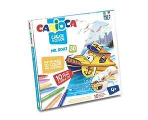 Loominguline komplekt CARIOCA 3D Mr.Boat hind ja info | Arendavad mänguasjad | kaup24.ee