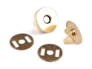 Magnetlukk 15mm, kuldset värvi hind ja info | Ehete valmistamine, helmestamine | kaup24.ee