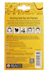 Hüdrogeelist silmapadjad Beauty Formulas Gold 12 tk. цена и информация | Маски для лица, патчи для глаз | kaup24.ee