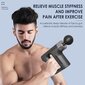 Kompaktne juhtmeta massaažipüstol, nelja otsaga lihasmasseerija Massage Gun / Fascial Gun цена и информация | Massaažiseadmed | kaup24.ee