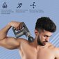 Kompaktne juhtmeta massaažipüstol, nelja otsaga lihasmasseerija Massage Gun / Fascial Gun цена и информация | Massaažiseadmed | kaup24.ee