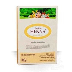 INDIAN HENNA INGVERI BLOND 100G цена и информация | Краска для волос | kaup24.ee