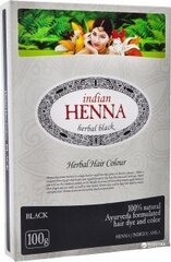 INDIAN HENNA MUST 100G hind ja info | Juuksevärvid | kaup24.ee