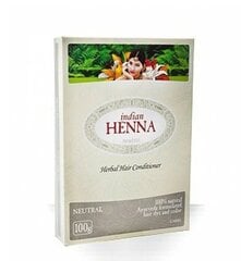 INDIA HENNA NEUTRAL - Värvitu neutraalne henna, looduslik juuksehooldustoode hind ja info | Juuksevärvid | kaup24.ee