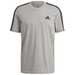 Meeste T-särk Adidas Essentials M GL3735, hall hind ja info | Meeste T-särgid | kaup24.ee