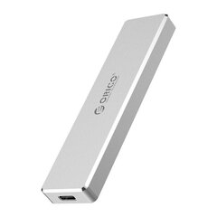 Enclosure SDD M.2 Orico, M-Key, USB-C 3.1 Gen.2, 10Gbps (silver) hind ja info | USB jagajad, adapterid | kaup24.ee