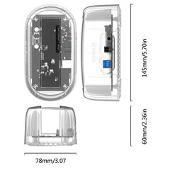 Docking Station Orico 1-Bay HDD/SSD 3.5” USB-B 3.0, SATA III цена и информация | Адаптер Aten Video Splitter 2 port 450MHz | kaup24.ee