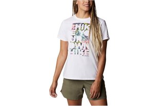 Naiste T-särk Columbia Sun Trek W Graphic Tee 1931753103, valge hind ja info | Naiste T-särgid, topid | kaup24.ee