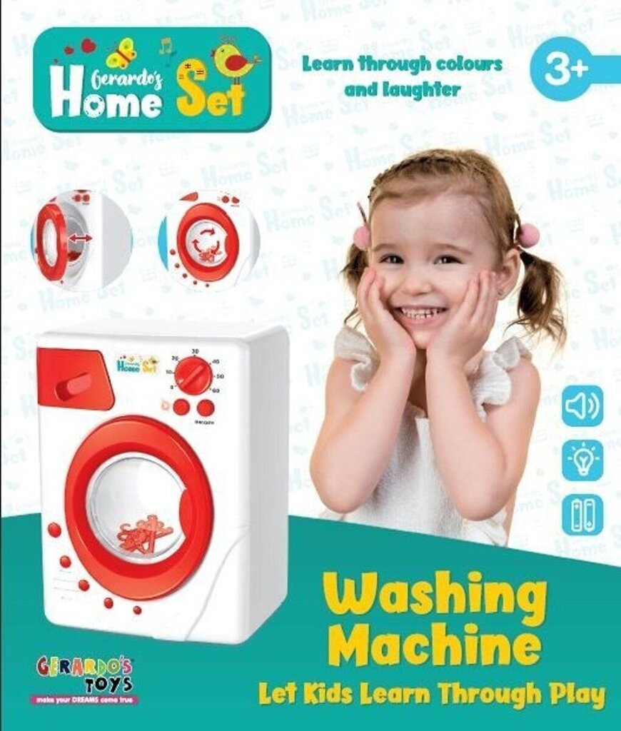 Laste pesumasin Home Set hind ja info | Tüdrukute mänguasjad | kaup24.ee