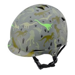 Детский шлем Meteor KS02 Dinosaurs, серый цена и информация | Шлемы | kaup24.ee