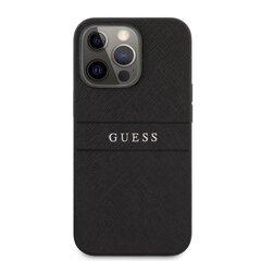 GUHCP13XPSASBBK Guess PU Leather Saffiano Case for iPhone 13 Pro Max Black цена и информация | Чехлы для телефонов | kaup24.ee