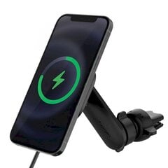 Магнитный держатель Spigen its12w onetap magnetic magsafe vent car charger 7.5w black цена и информация | Зарядные устройства для телефонов | kaup24.ee