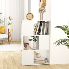 Raamaturiiul / toa vahesein, 60 x 24 x 94 cm, valge hind ja info | Riiulid | kaup24.ee