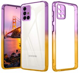 Жесткий чехол ColorFul для Samsung Galaxy A51/ A51 4G, желтый/фиолетовый цена и информация | Чехлы для телефонов | kaup24.ee