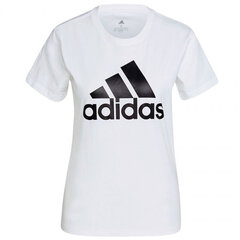 Женская футболка Adidas Essentials Regular W GL0649, белая цена и информация | Футболка женская | kaup24.ee