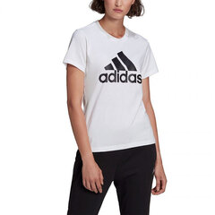 Женская футболка Adidas Essentials Regular W GL0649, белая цена и информация | Футболка женская | kaup24.ee