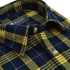 Рубашка фланелевая мужская NORDIC, прямой силуэт, с длинным рукавом 4037-46 цена и информация | Мужские рубашки | kaup24.ee