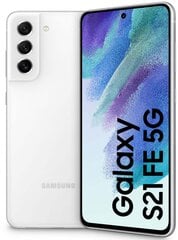 Samsung Galaxy S21 FE 5G 6/128GB SM-G990BZWDEUE White цена и информация | Мобильные телефоны | kaup24.ee