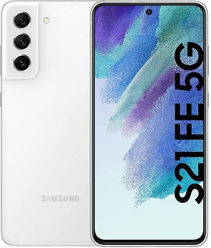 Samsung Galaxy S21 FE 5G 6/128GB SM-G990BZWDEUE White hind ja info | Telefonid | kaup24.ee