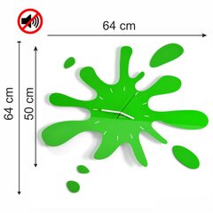 Настенные часы, Чернильные пятна цена и информация | Часы | kaup24.ee