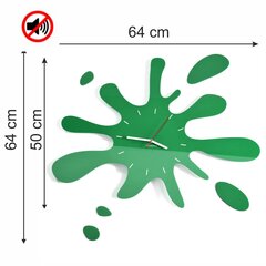 Настенные часы, Чернильные пятна цена и информация | Часы | kaup24.ee
