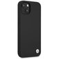 Case BMW BMHCP13MSILBK iPhone 13 6.1 "black / black hardcase Silicone Signature hind ja info | Telefoni kaaned, ümbrised | kaup24.ee