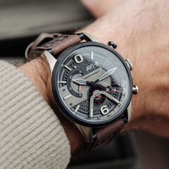 AVI-8 HAWKER HARRIER II Retrograde Chronograph AV-4056-06 AV-4056-06 цена и информация | Мужские часы | kaup24.ee