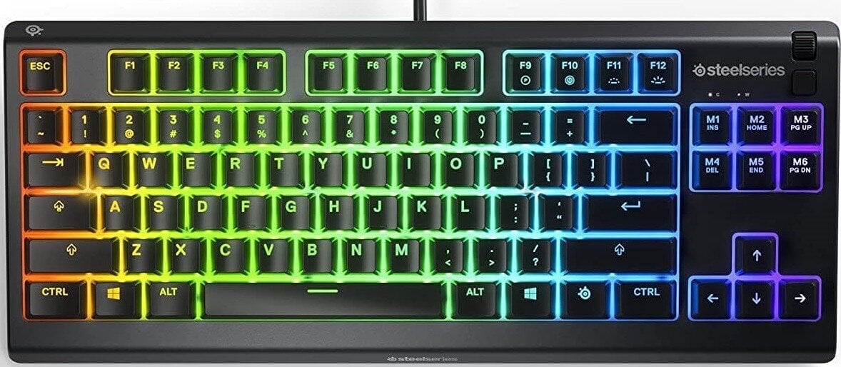 Игровая клавиатура Клавиатура SteelSeries Apex 3 TKL (US) цена | kaup24.ee